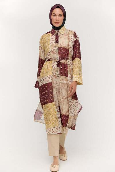 Setrms Patchwork Desenli Tunik