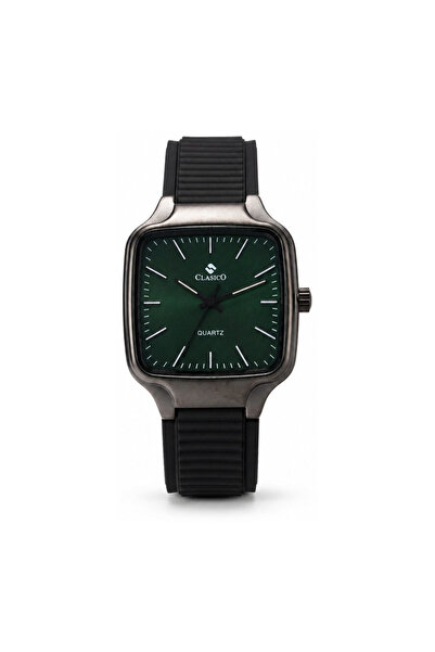 Clasico Sleek Men’s Analog Watch – Square Dial, Japanese Elite Y121 Quartz Mo...