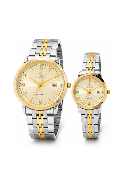 Clasico Signature Couple Watches Set for Men & Women – Elegant Tone Matching ...