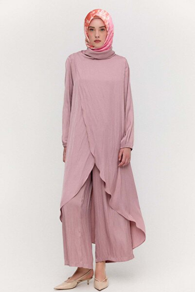 Setrms Asimetrik Kesim Tunik Pantolon Takım