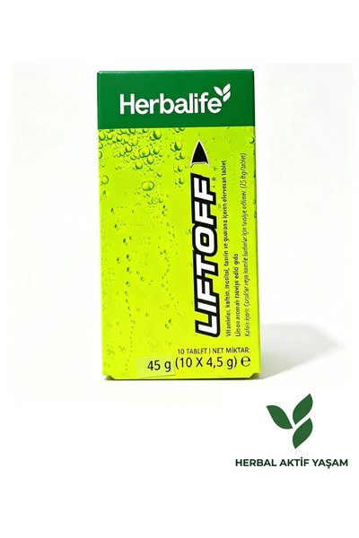 Liftoff Limon Aromalı Efervesan Tablet (10 Tablet) 45g