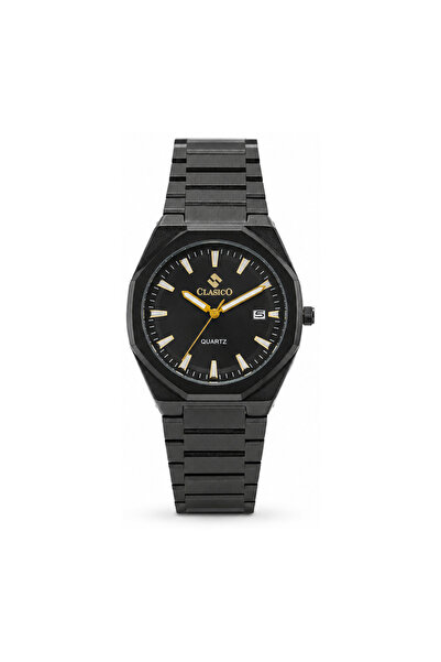 Clasico Legacy Men’s Analog Quartz Watch | Octagonal-Inspired Case, Date Disp...
