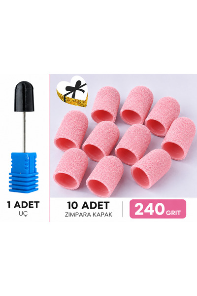 Beauty Box 10 Pieces 16*25mm Thick 240 #   Nail Care Combo Set Including Foot...