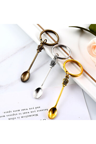 Choice 6 cm F169 metal 3 pieces scoop keychain set
