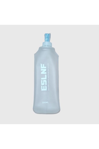 Choice1 White 500ml Collapsible Water Bottle Soft Flask BPA Free Folding TPU ...