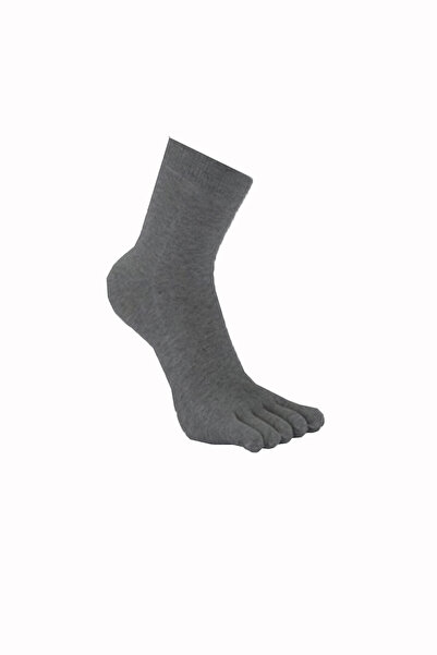 Hepsine Rakip Men's Seamless Toe Socks Cotton Anti-Fungus Anti-Odor Soft