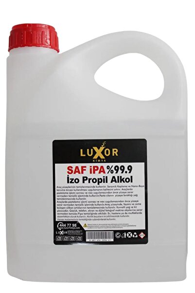 Luxor Kimya Kimya Izopropil Saf Ipa %99.9 3 Lt