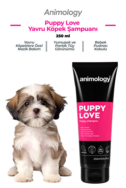 Animology Puppy Love Yavru Köpek Şampuanı 250 mL - Bebek Pudrası Kokulu
