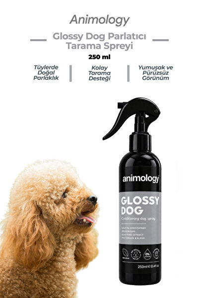 Animology Glossy Dog Kedi Köpek Parlatıcı Kolay Tarama Spreyi 250 mL