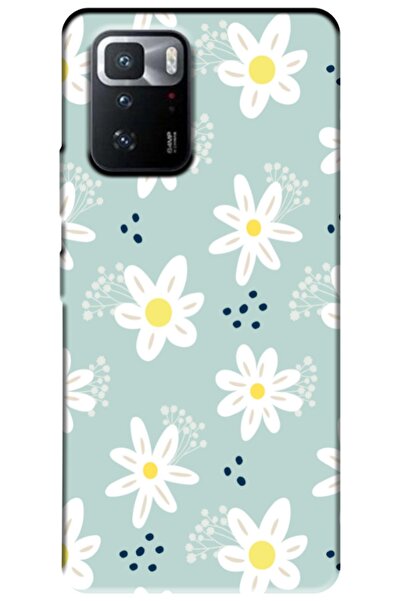 Zebana Xiaomi Poco X3 GT Uyumlu Kılıf Bahar Çiçekleri 10 Silikon Kılıf (Baskılı)