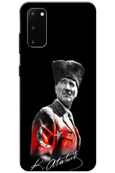 Zebana Samsung Galaxy S20 Plus Compatible Case Mustafa Kemal Atatürk Design V...