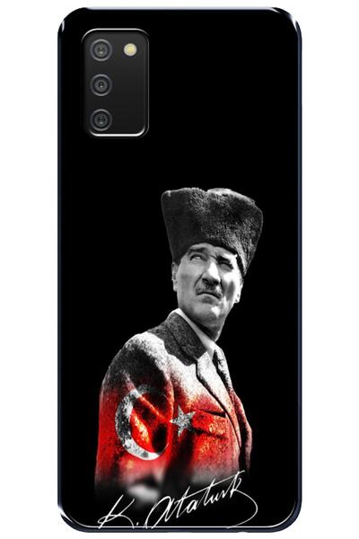 Zebana Samsung Galaxy A02S Compatible Case Mustafa Kemal Atatürk Design V2 Si...