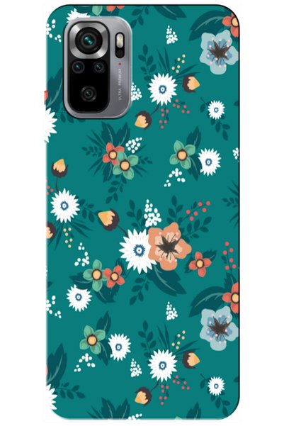Zebana Xiaomi Redmi Note 10S Compatible Case Spring Flowers Printed Silicone ...