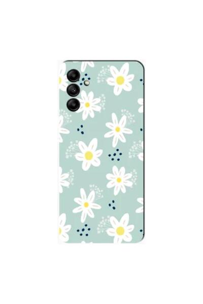 Zebana Samsung Galaxy A04S Compatible Case Spring Flowers 10 Silicone Case (P...