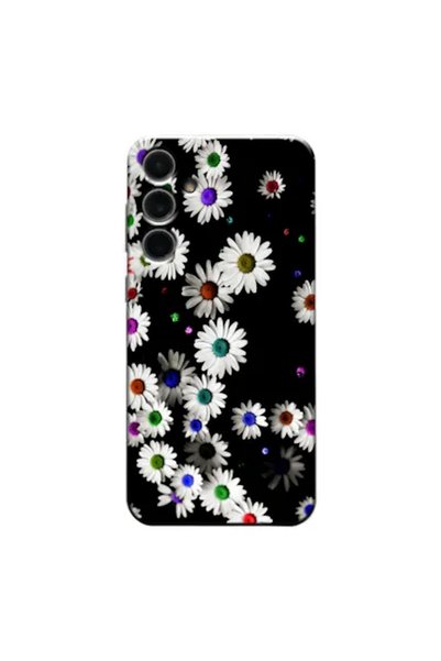 Zebana Samsung Galaxy S23 Fe Compatible Case Daisy V1 Silicone Case (Printed)