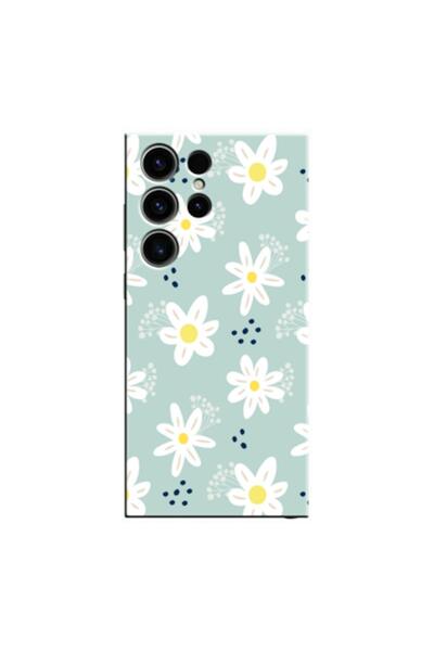 Zebana Samsung Galaxy S23 Ultra Compatible Case Spring Flowers 10 Silicone Ca...