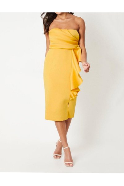 Evendi Rochie medie, Galben