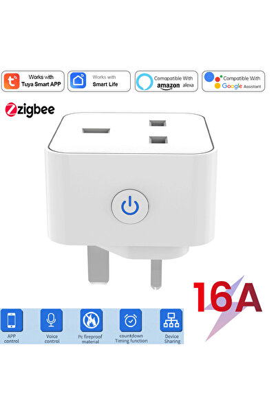 choice2 Zigbee UK 16A 1 Pcs Tuya Smart Socket 16A/20A WiFi or Zigbee UK Plug ...