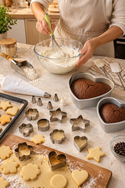 Kitchen Way مجموعة كيك كريمة سكاليا باستا