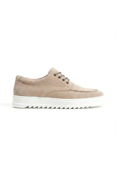Zerenyus Velaro Premium Lace-Up Suede Men's Casual Sports Classic Shoes - Cream