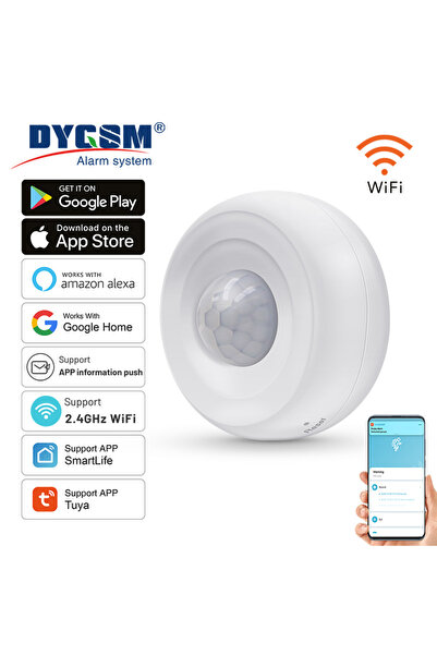 Choice جهاز استشعار الحركة الذكي Tuya WiFi PIR للتحكم بالإنذار ضد السرقة عبر ...