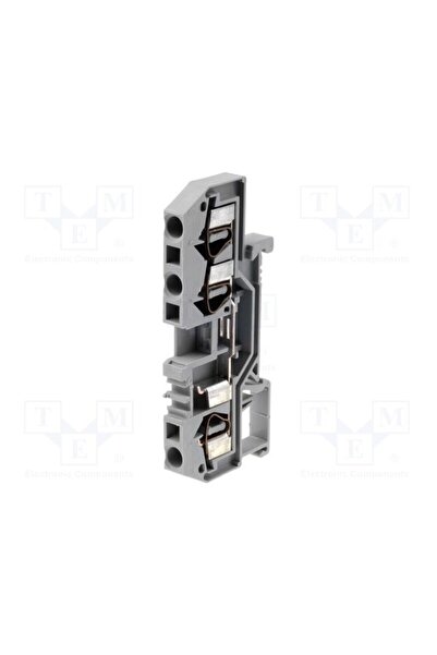 OEM Term.îmbinare de şine WAGO 281-681, 281, bornă cu arc, gri, 4mm2, piste 1...