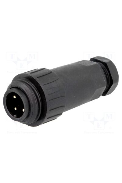 OEM Conector circular WEIPU WA22J4TE2-8.5, mufă, tată, PIN 4, IP67, WA22, 3+P...