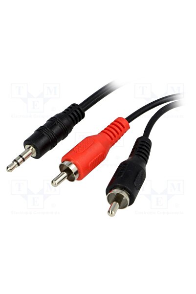 OEM Cablu BQ CABLE BQC-JPS2RP-0120, Jack 3,5mm 3pin mufă,RCA mufă x2, 1,2m, n...