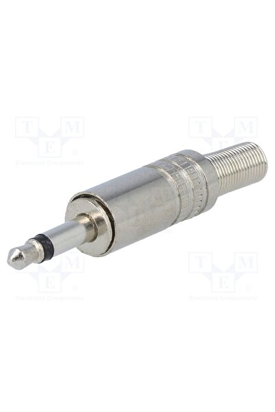 OEM Conector Jack 3,5mm GOOBAY JC-007, mufă, tată, mono, piste 2, drept, pe c...