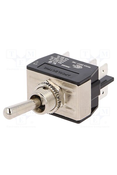 OEM Comutator basculant BULGIN AE-C3960BB, Poz 2, DPDT, ON-ON, 10A/250VAC, 39...