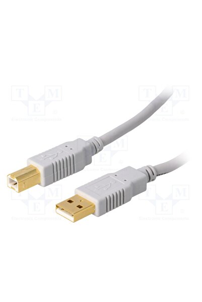 OEM Cablu BQ CABLE CAB-USBAB/5G, USB 2.0, USB A mufă,USB B mufă, aurit, 5m, g...