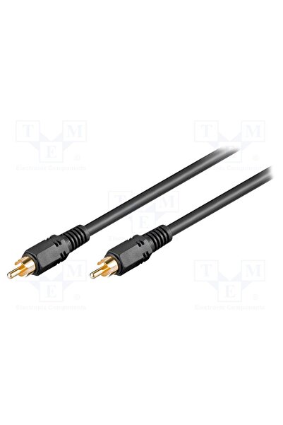 OEM Cablu GOOBAY CABLE-456, RCA mufă,din ambele părţi, 2m, Placare nichelat