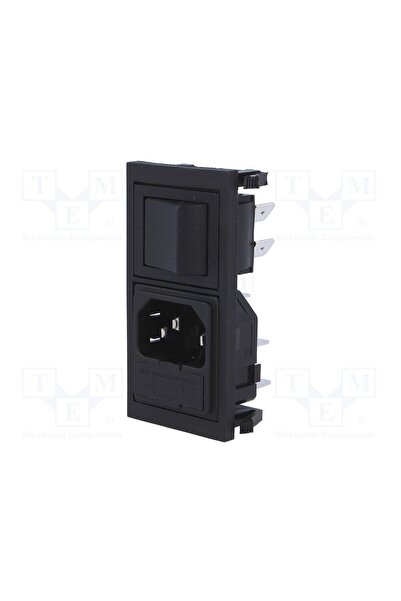 OEM Conector alimentare AC BULGIN BZV01/Z0000/10, soclu, tată, 10A, 250VAC, C...