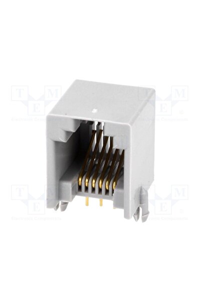 OEM Conector RJ12 NINIGI RJ12GPCB-M, soclu, PIN 6, Contacte bronz-fosfor, aur...