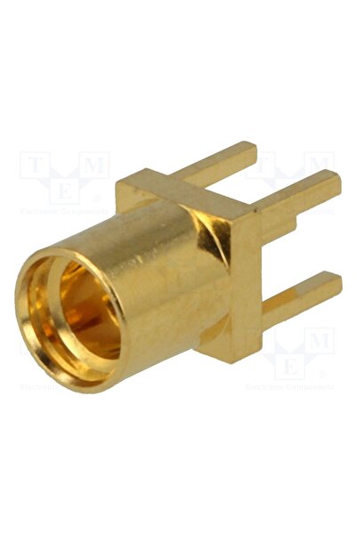 OEM Conector MMCX AMPHENOL RF MMCX6251N1, soclu, mamă, drept, THT, aurit, 50Ω
