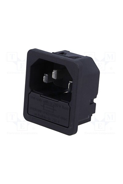 OEM Conector alimentare AC SCHURTER 6200.4115, soclu, tată, 10A, 250VAC, C14 ...