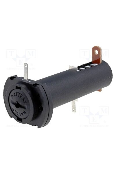 OEM Container BULGIN BX0011/1, AA,R6, Nr.bat 1, urechi pentru lipire, neagră,...