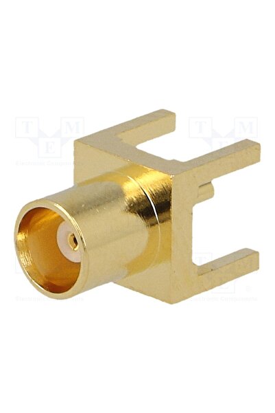 OEM Conector MCX AMPHENOL RF MCX6251B13G50, soclu, mamă, drept, 50Ω, THT, PTF...
