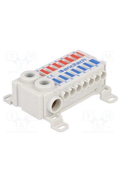 OEM Term.îmbinare bloc de distribuţie ENCITECH EST172RB-RED/BLUE, 76A, 690V, ...
