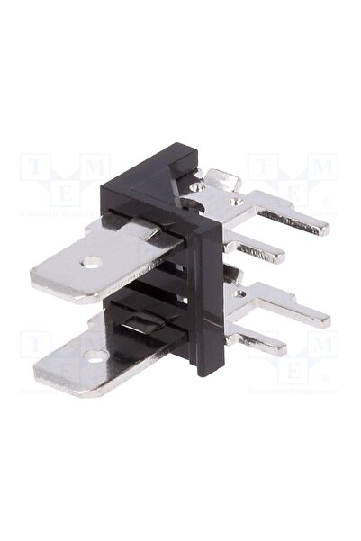 OEM Terminal conector spadă XINYA ST-LK-2, 6,3mm, THT, 250V, în unghi 90°, pi...