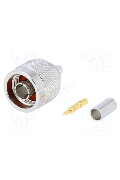 OEM Conector N AMPHENOL RF N1121A1NT3G150, mufă, tată, drept, 50Ω, crimpat, a...