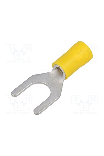 OEM Vârf furcă NINIGI ST-098/Y, M8, Ø 8,4mm, 4÷6mm2, crimpat, pe cablu, izola...
