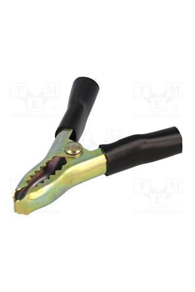 OEM Bornă crocodil AXIOMET ZAC-65-B, 15A, Capacitate prindere max.25mm, neagră