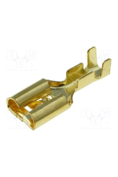 OEM Terminal plat 4CARMEDIA KON-QJ-63, mamă, cu clichet, W 6,3mm, 1÷2,5mm2, P...