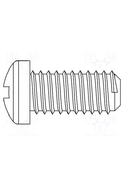 OEM Şurub DREMEC DR8G206M2.5X04.5, M2,5, M2,5x4,5, 0,45, Cap cap rotund, Phil...