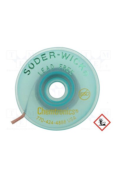 OEM Bandă de dezlipit CHEMTRONICS CH-SW40-3-10, W 2mm, împletitură, ESD, Rolă...
