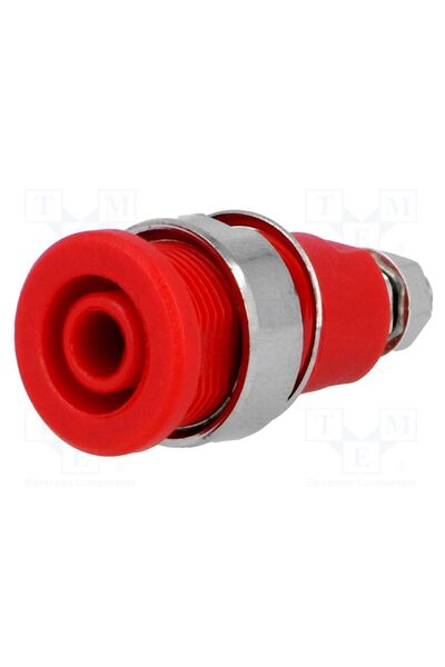 OEM Conector de laborator banană 4mm AXIOMET BS-324-LS-R, soclu, 32A, roşie, ...