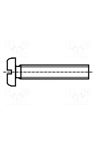 OEM Şurub BOSSARD B2.5X5/BN344, M2,5, M2,5x5, Cap cap rotund, crestat, 0,6mm,...