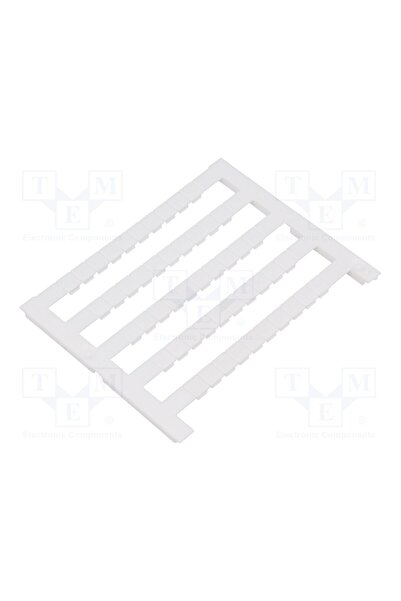 OEM Marcaj WEIDMÜLLER DEK5-NEUTRAL, albă, 5mm, Marcaj pt.descriere individuală