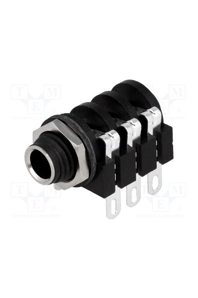 OEM Conector Jack 6,3mm AMPHENOL ACJS-MHS, soclu, mamă, stereo,cu întrerupăto...